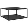 Coffee Table Black 80x80x35 cm Tempered Glass Colour black Size 80 x 80 x 35 cm Quantity in Package 1 