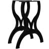 Dining Table Legs 2 pcs X-Frame Cast Iron Quantity in Package 2 Shape x-frame Type of furniture dining table Number of 