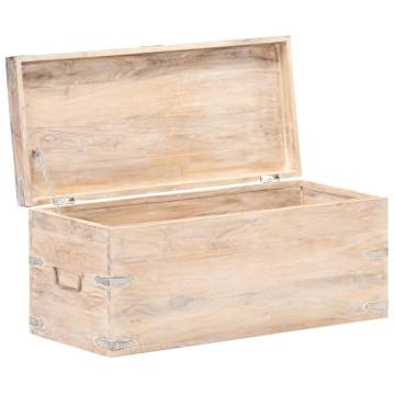 Solid Acacia Wood Chest 90x40x40 cm | Stylish Storage Solution