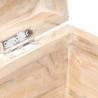 Solid Acacia Wood Chest 90x40x40 cm | Stylish Storage Solution