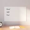 Wall-mounted Magnetic Board White 60x40 cm Tempered Glass Colour white Size 60 x 40 cm Model without accessories 