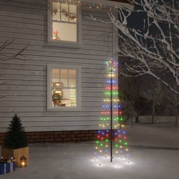 Colorful 180cm Christmas Tree with 108 LEDs & Spike