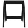 Stylish Black Pine Stools - Set of 2, 40x40 cm | HipoMarket