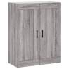 Highboard Grey Sonoma - Elegant Engineered Wood Storage Solution