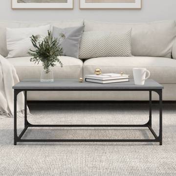 Elegant Grey Sonoma Coffee Table - 102x50x40 cm | HipoMarket