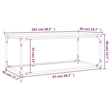 Elegant Grey Sonoma Coffee Table - 102x50x40 cm | HipoMarket