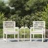 Garden Chairs 2 pcs White 60x48x91 cm Solid Wood Pine Colour white pine Size 60 x 48 x 91 cm Quantity in Package 2 