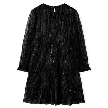 Kids' Long Sleeve Dress Black 116 - Stylish & Affordable