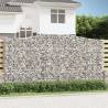 Arched Gabion Baskets 6 pcs - Durable Garden Barrier