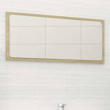 Sonoma Oak Bathroom Mirror - Stylish & Durable | Hipomarket