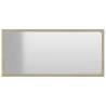 Sonoma Oak Bathroom Mirror - Stylish & Durable | Hipomarket