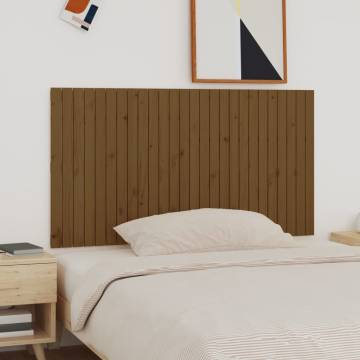 Honey Brown Wall Headboard - Solid Pine | HipoMarket UK