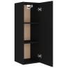 4 Piece TV Cabinet Set in Black - Stylish & Practical Storage