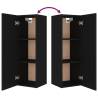 4 Piece TV Cabinet Set in Black - Stylish & Practical Storage