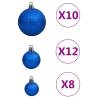 111 Piece Blue Christmas Bauble Set | Shatterproof & Stylish