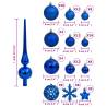 111 Piece Blue Christmas Bauble Set | Shatterproof & Stylish