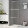 Walk-in Shower Wall with Clear ESG Glass 115x195 cm Colour silver Size 115 x 195 cm Model transparent 