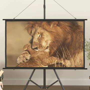 50" 16:9 Projection Screen - Perfect for Home & Office