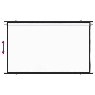 50" 16:9 Projection Screen - Perfect for Home & Office