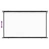 50" 16:9 Projection Screen - Perfect for Home & Office