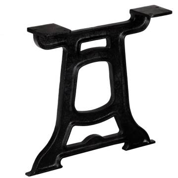 Y-Frame Cast Iron Coffee Table Legs - 2 Pcs | Hipomarket