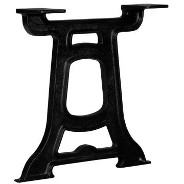 Y-Frame Cast Iron Coffee Table Legs - 2 Pcs | Hipomarket