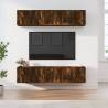 6 Piece TV Cabinet Set Smoked Oak Engineered Wood Colour smoked oak Quantity in Package 6 