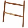 Bathroom Solutions Ladder Towel Rack - 6 Bars Natural Wood