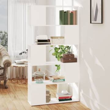 Book Cabinet Room Divider White - 80x24x155 cm | HipoMarket