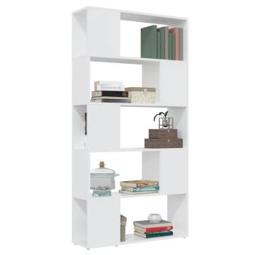 Book Cabinet Room Divider White - 80x24x155 cm | HipoMarket