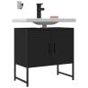 Bathroom Sink Cabinet Black 60x33x60 cm | Hipomarket