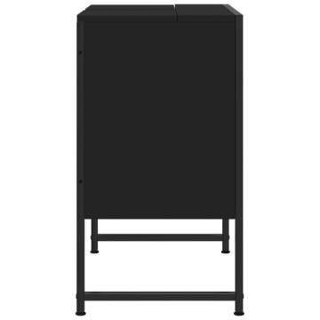 Bathroom Sink Cabinet Black 60x33x60 cm | Hipomarket