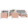 7 Piece Garden Sofa Set Solid Wood Douglas Fir Colour natural douglas Number of 1 