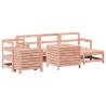 7 Piece Garden Sofa Set - Solid Wood Douglas Fir