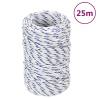 Boat Rope White 2 mm 25 m Polypropylene Colour white and blue Quantity in Package 1 Length 25 m Diameter 2 mm 