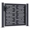 Garden Gate Anthracite 105x105 cm - Steel Square Design