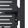 Garden Gate Anthracite 105x105 cm - Steel Square Design