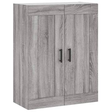 Elegant Grey Sonoma Wall Mounted Cabinets - 2 pcs