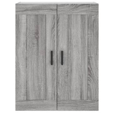 Elegant Grey Sonoma Wall Mounted Cabinets - 2 pcs