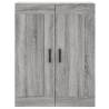 Elegant Grey Sonoma Wall Mounted Cabinets - 2 pcs