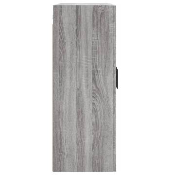 Elegant Grey Sonoma Wall Mounted Cabinets - 2 pcs