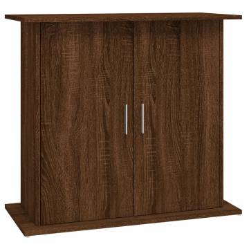 Stylish Brown Oak Aquarium Stand - 81x36x73 cm | Hipo Market