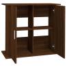 Stylish Brown Oak Aquarium Stand - 81x36x73 cm | Hipo Market