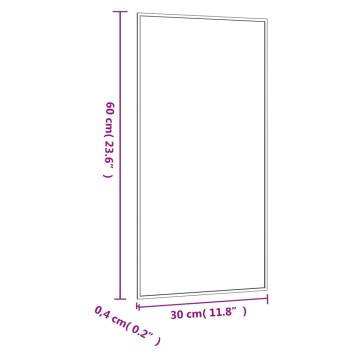 Elegant Wall Mirror 30x60 cm | Glass Rectangle for Any Room