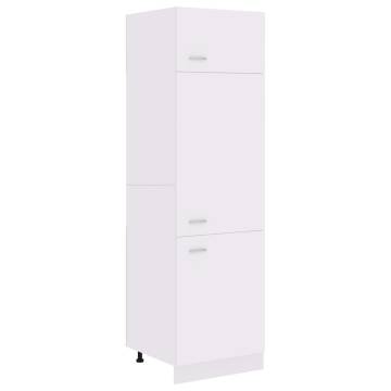 Refrigerator Cabinet White 60x57x207 cm - Stylish Storage