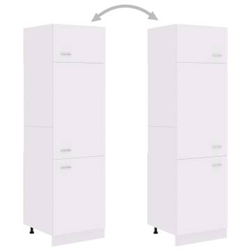 Refrigerator Cabinet White 60x57x207 cm - Stylish Storage