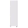 Refrigerator Cabinet White 60x57x207 cm - Stylish Storage