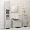 Stylish 3 Piece Bathroom Furniture Set - Concrete Grey