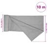 Light Grey Privacy Net 1.5x10m - Durable HDPE Solution