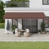 Retractable Awning with LEDs - Brown 600x300 cm | HipoMarket